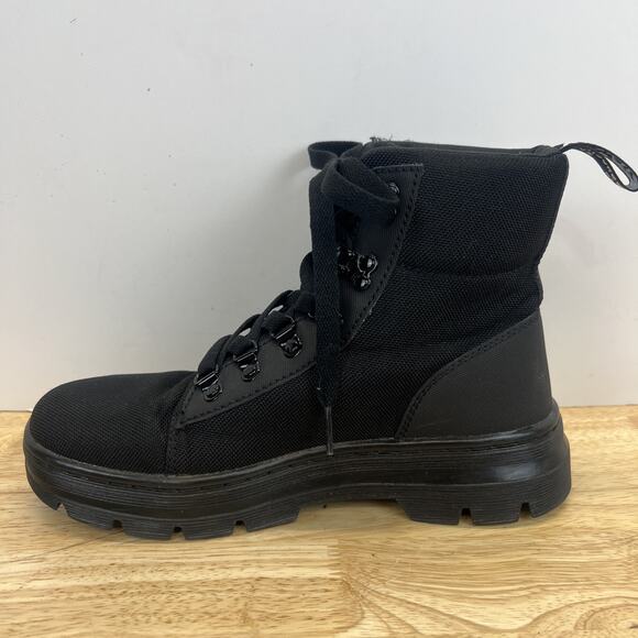 Dr. Martens Combs W Poly Casual Boots Womens Size 8 Black NJ004 main image 6